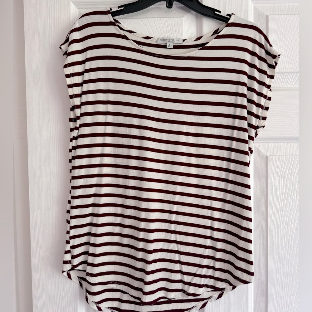 Striped basic tee